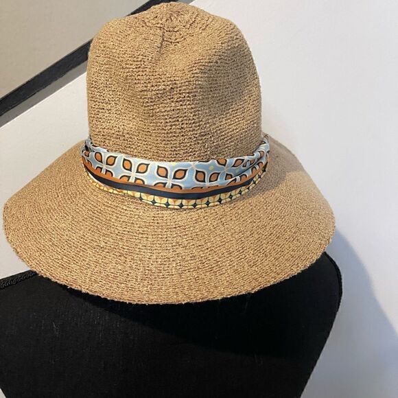 Chicos Sun Hat with Ribbon - Picture 5 of 7